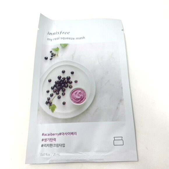 Innisfree My Real Squeeze Masks 3 Pack Korean Beauty - Picture 5 of 8